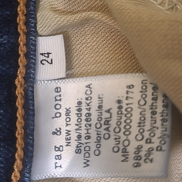 Rag & Bone Dark Blue Ankle Jeans - Picture 15 of 16